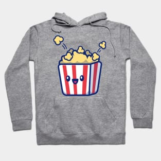 Cute Popcorn Cartoon Hoodie